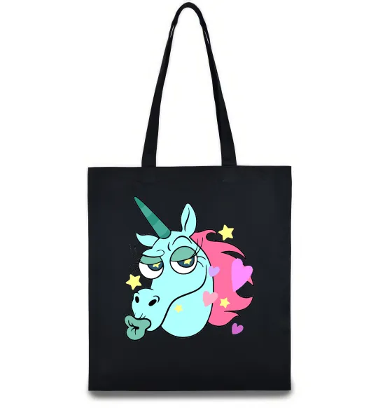 Эко-сумка Pony Head Черный фото