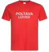 Чоловіча футболка Poltava lover Червоний Чоловіча футболка Poltava lover Червоний фото