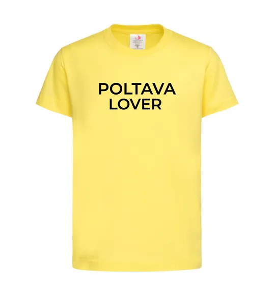 Дитяча футболка Poltava lover Лимонний фото