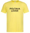 Чоловіча футболка Poltava lover Лимонний Чоловіча футболка Poltava lover Лимонний фото