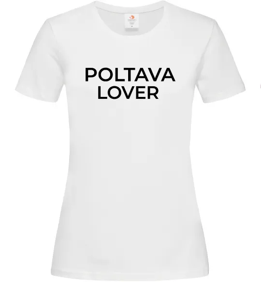 Женская футболка Poltava lover Белый фото