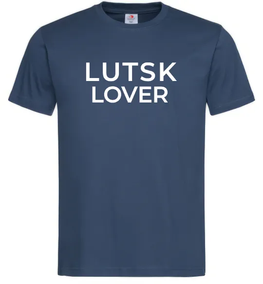 Чоловіча футболка Lutsk lover Темно-синій фото