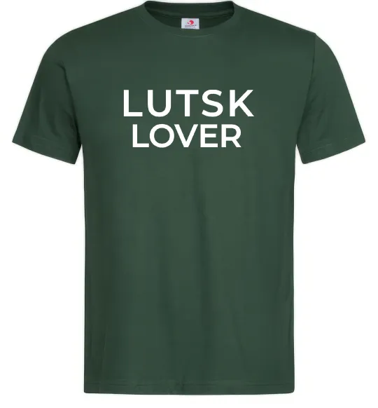 Чоловіча футболка Lutsk lover Темно-зелений фото