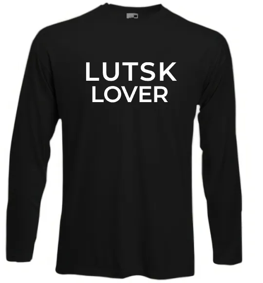 Лонгслів Lutsk lover Чорний фото