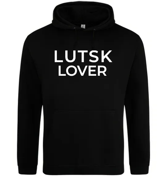 Жіноча толстовка (худі) Lutsk lover Чорний фото
