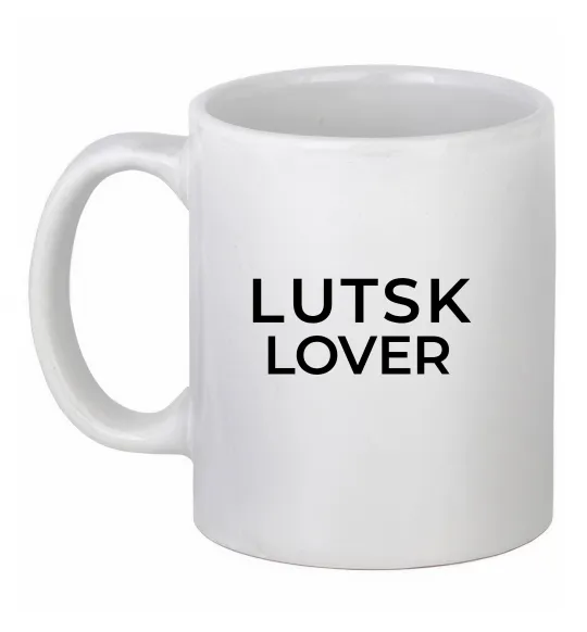 Чашка керамическая Lutsk lover Белый фото