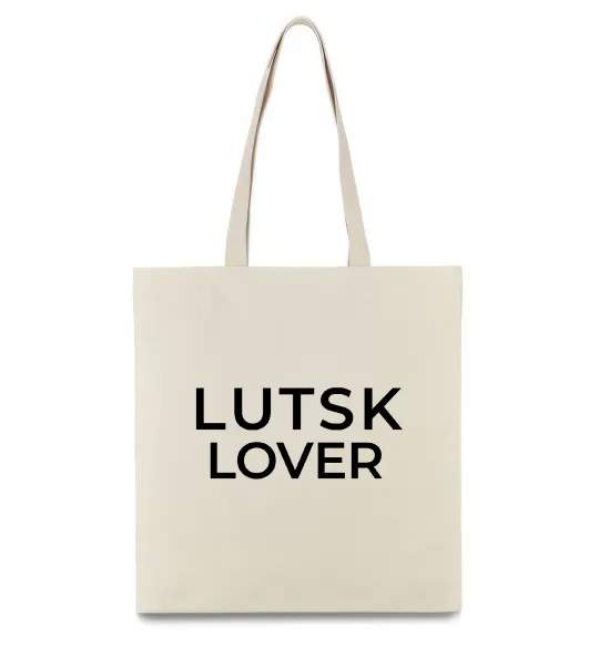 Еко-сумка Lutsk lover Бежевий фото