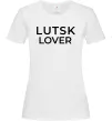 Жіноча футболка Lutsk lover Білий фото