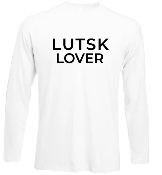 Лонгслів Lutsk lover Білий фото