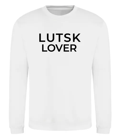 Світшот Lutsk lover Білий фото
