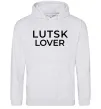 Чоловіча толстовка (худі) Lutsk lover Сірий меланж фото