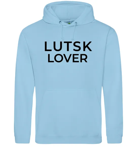 Чоловіча толстовка (худі) Lutsk lover Блакитний фото