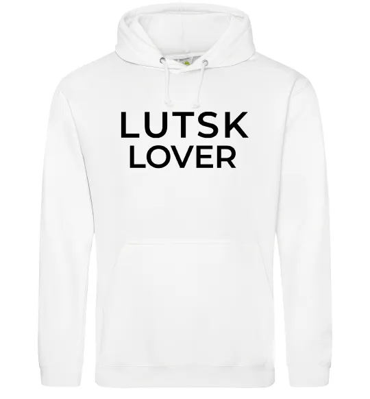 Жіноча толстовка (худі) Lutsk lover Білий фото