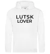 Жіноча толстовка (худі) Lutsk lover Білий фото