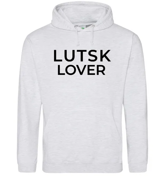 Жіноча толстовка (худі) Lutsk lover Сірий меланж фото