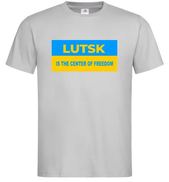 Чоловіча футболка Lutsk center of freedom Сірий фото