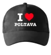 Кепка I love Poltava Черный фото
