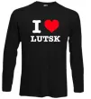 Лонгслів I love Lutsk Чорний Лонгслів I love Lutsk Чорний фото
