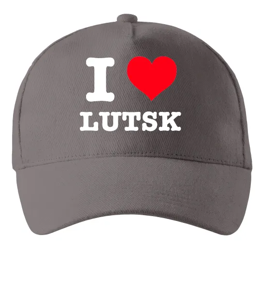 Кепка I love Lutsk Серый фото