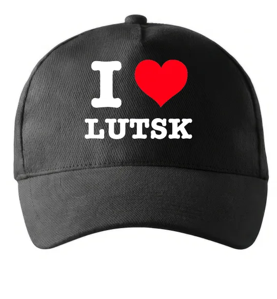 Кепка I love Lutsk Чорний фото