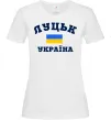Женская футболка Луцьк Україна Белый фото