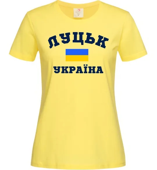 Женская футболка Луцьк Україна Лимонный фото