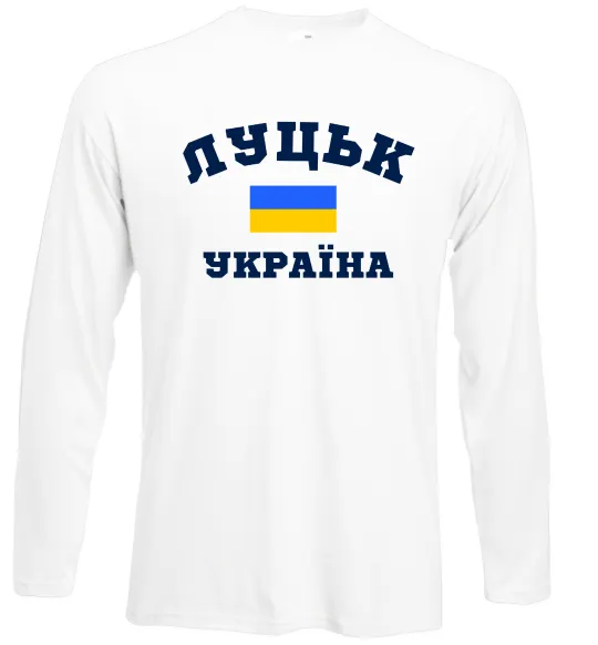 Лонгслів Луцьк Україна Білий фото