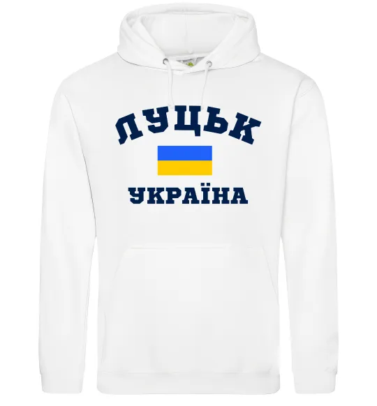 Мужская толстовка (худи) Луцьк Україна Белый фото