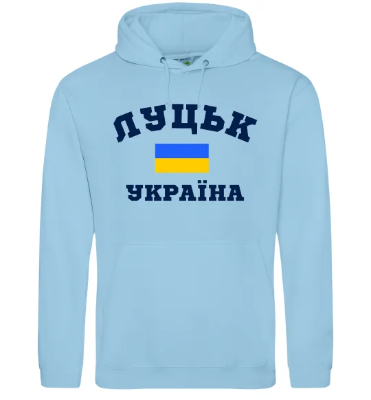 Мужская толстовка (худи) Луцьк Україна Голубой фото