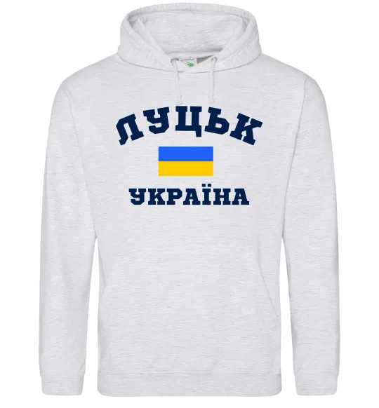 Женская толстовка (худи) Луцьк Україна Серый меланж фото