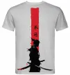 Мужская футболка Аніме самурай Серый фото