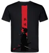 Мужская футболка Аніме самурай Черный фото