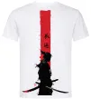 Мужская футболка Аніме самурай Белый фото