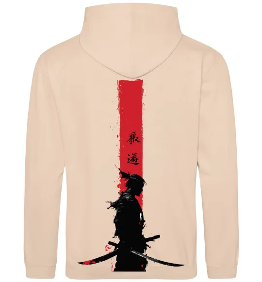 Мужская толстовка (худи) Аніме самурай Песочный фото