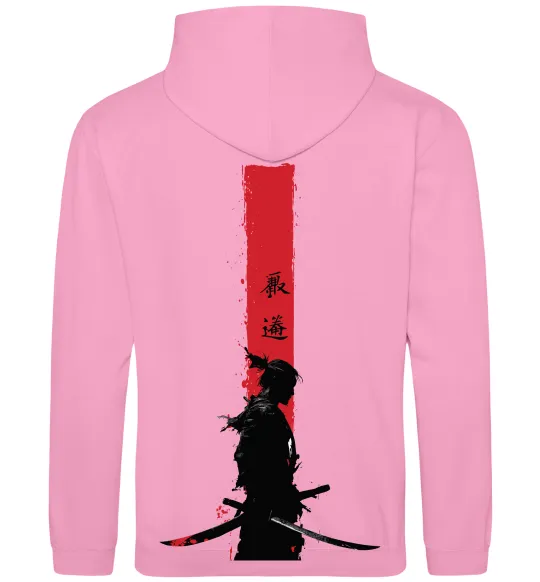 Женская толстовка (худи) Аніме самурай Розовый фото