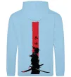Женская толстовка (худи) Аніме самурай Голубой фото