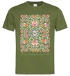 Мужская футболка Решетилівське килимарство Оливковый фото