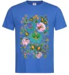 Мужская футболка Петриківський розпис Ярко-синий фото