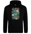 Мужская толстовка (худи) Петриківський розпис Черный фото