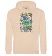 Мужская толстовка (худи) Петриківський розпис Песочный фото
