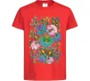 Детская футболка Петриківський розпис Красный фото