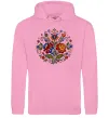 Мужская толстовка (худи) Петриківський розпис коло Розовый фото