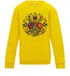 Детский Свитшот Петриківський розпис коло Солнечно желтый фото