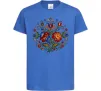 Детская футболка Петриківський розпис коло Ярко-синий фото