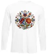 Лонгслив Петриківський розпис коло Белый фото