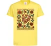 Детская футболка Опішнянська кераміка орнамент Лимонный фото
