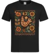 Мужская футболка Опішнянська кераміка орнамент Черный фото