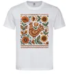 Мужская футболка Опішнянська кераміка орнамент Белый фото