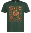 Мужская футболка Опішнянська кераміка орнамент Темно-зеленый фото