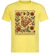 Мужская футболка Опішнянська кераміка орнамент Лимонный фото